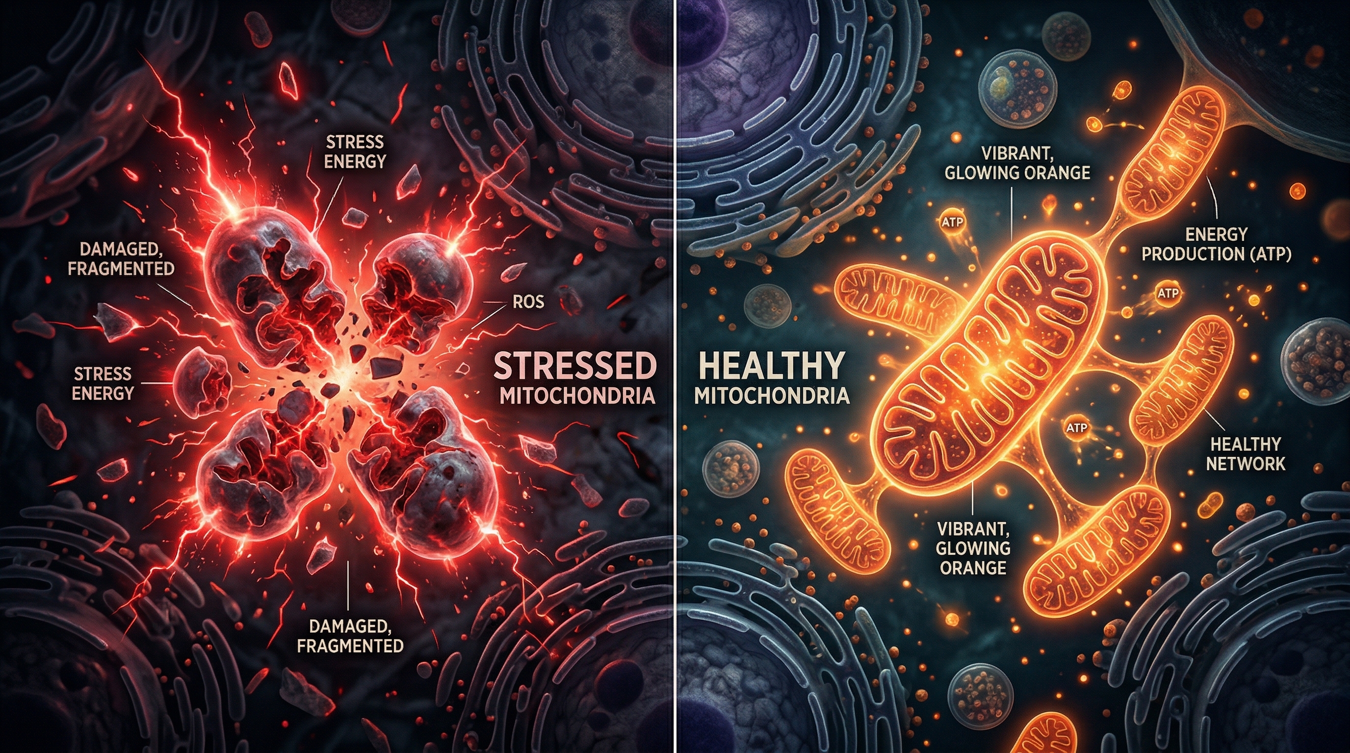 How Stress Destroys Your Mitochondria (And What to Do About It)